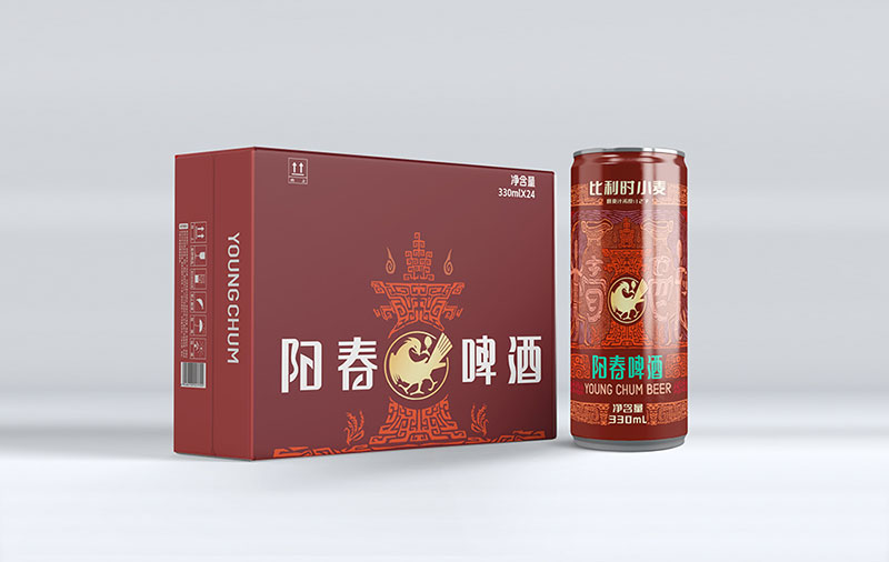 阳春比利时啤酒330ml罐装