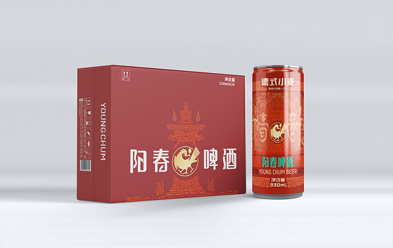 阳春啤酒德式小麦330ml罐装