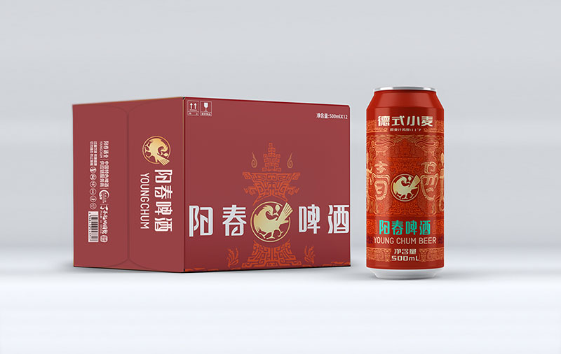 阳春原浆德式小麦500ml罐装