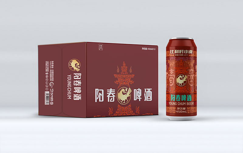 阳春啤酒比利时风韵450ml罐装