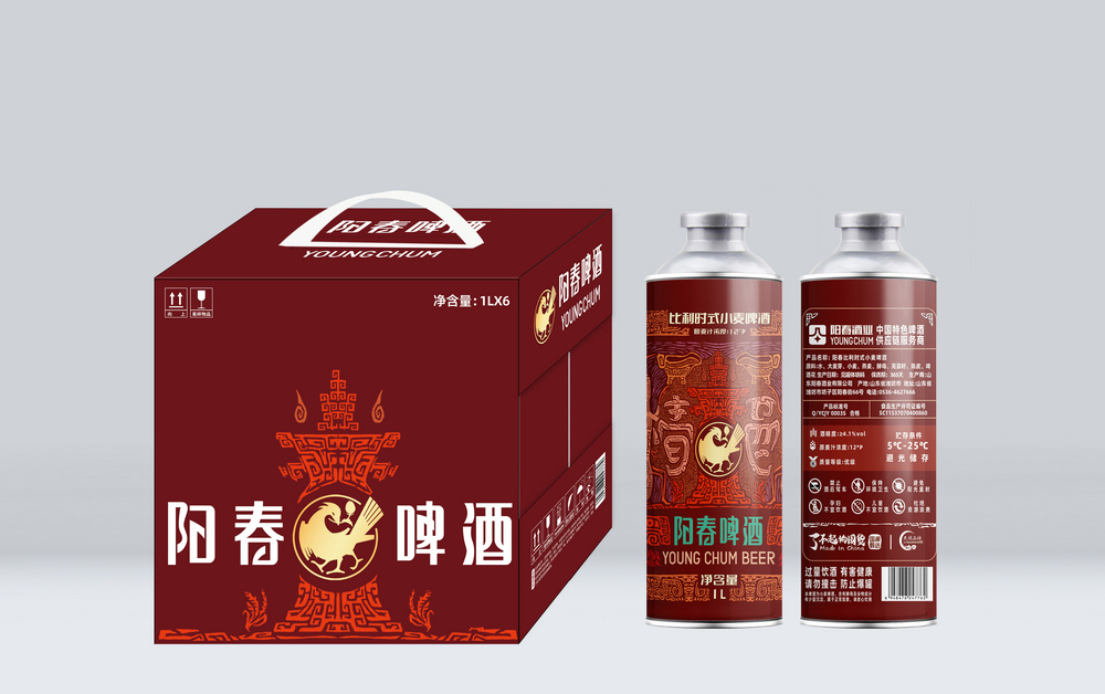 阳春啤酒-比利时-1L桶（38口）